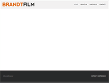 Tablet Screenshot of brandtfilm.com